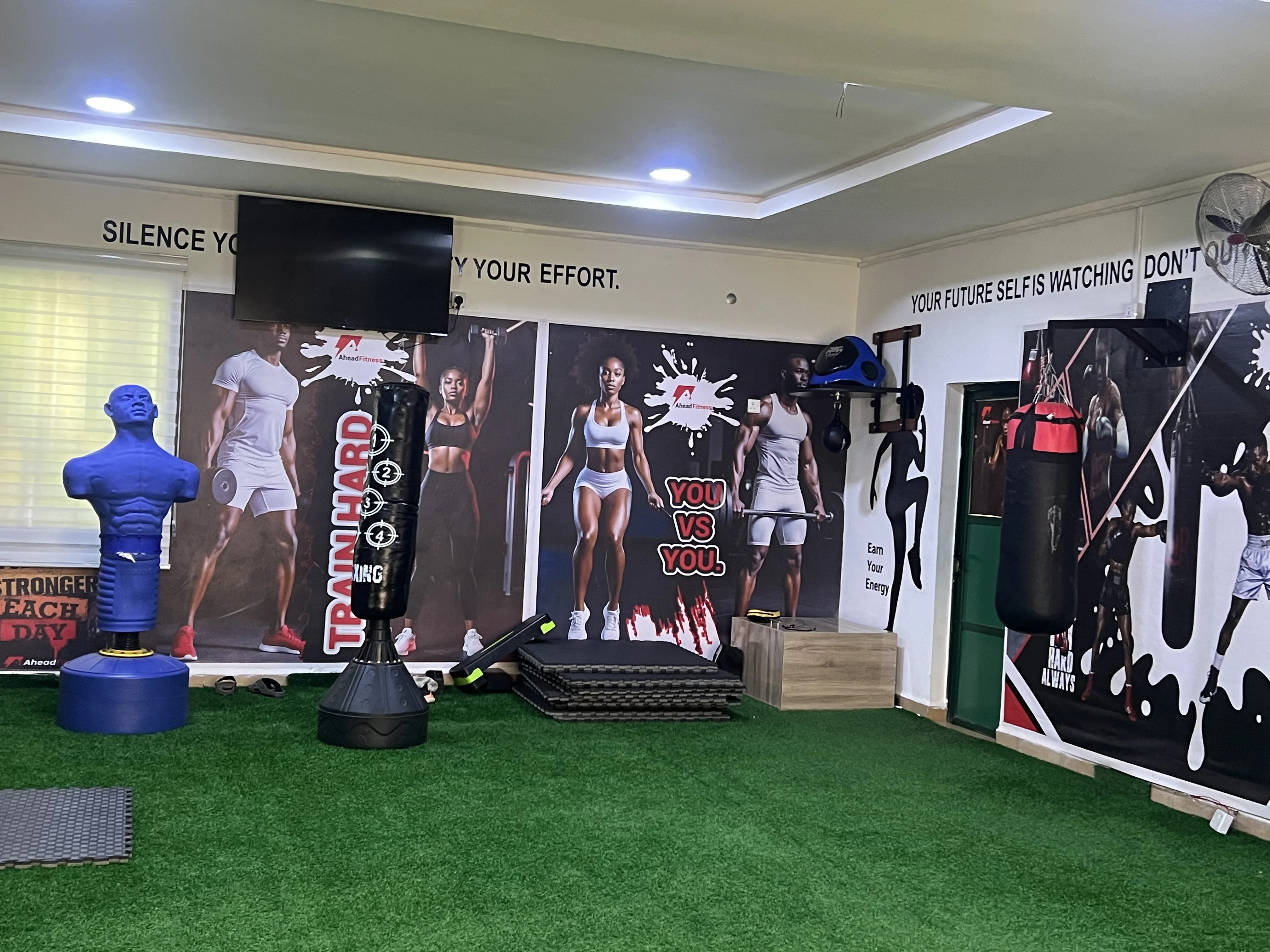 Boxing bag at Ahead Fitness